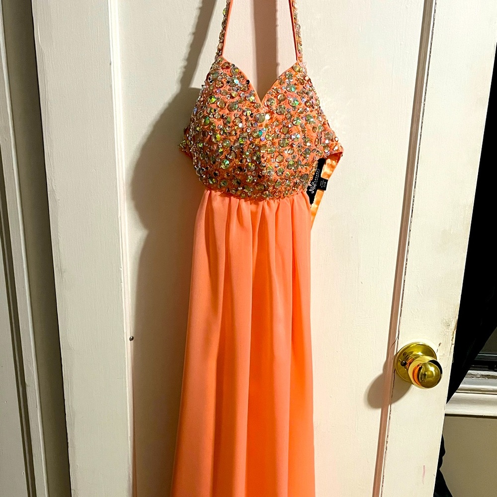 Gorgeous bedazzled prom type dress